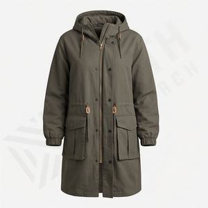 Veste parka pour femme en coton de qualité supérieure, poids lourd, capuche amovible, respirante, parkas isolées, coupe-vent, vêtements d'extérieur pour l'hiver et la neige - Product Image 1