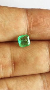 IGI certificado 3 uds AAA calidad esmeraldas colombianas excelente brillo pulido perfecto Color verde corte esmeralda para uso en joyería - Product Image 2