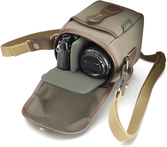 Best Quality Luxury Vintage Eco-friendly Durable Digital Gear Camera Bags Small Sage Leather Top Bags for Photographers Zipper