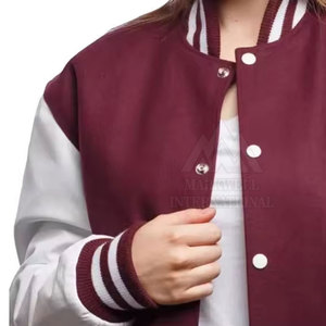 Veste de survêtement à boutons recouverts personnalisée, veste de survêtement légère, vêtements d'hiver, veste de survêtement - Product Image 5