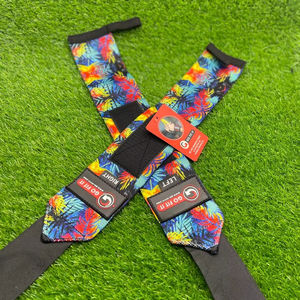 สายรัดข้อมือยกน้ำหนักแบบนีโอพรีน ปรับได้ น้ำหนักเบา กันลื่น สำหรับการออกกำลังกายแบบพาวเวอร์ ดีดลิฟท์ พื้นผิวบุนวม ยืดหยุ่น - Product Image 1