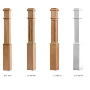 Caja de roble rojo macizo 4091F con detalles estriados, precio competitivo, acepta pedidos personalizados, accesorio de muebles de estilo de EFS - Product Image 1