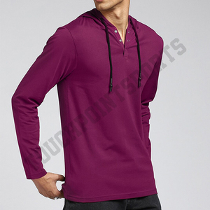 Vente en gros de pulls vintage pour hommes avec logo personnalisé, sweat à capuche uni 100% coton avec tissu en jersey à motif vintage - Product Image 6