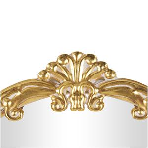 Elegante specchio da parete ovale oro conchiglia cresta Top <span class=keywords><strong>barocco</strong></span> vittoriano cornice decorativa specchio per vanità classico di lusso decorazione per la casa - Product Image 5