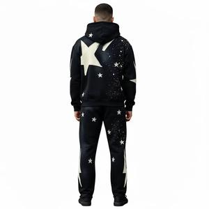 Chándal con Serigrafía Personalizada, Diseño Holgado de Moda, 100% Felpa de Algodón, Perfecto para Uso Diario, Unisex - Product Image 5