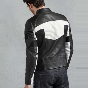 Chaqueta de cuero de motorista para hombre con cuello levantado Gran personalidad Artículo clásico y fresco Impermeable para invierno Nueva llegada - Product Image 3