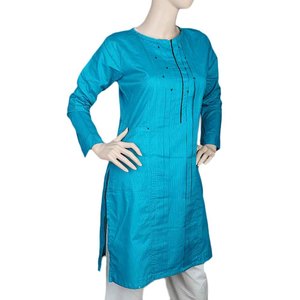 Kurti Liso para Mujer - Verde Mar - Product Image 1