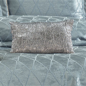 Juego de Cubrecama Guzide ANGEL Classic de 4 Piezas, Color Turquesa, 100% Chenilla Tejida, Hilos Teñidos, Lavable, Antiácaros, Tamaño King - Product Image 4