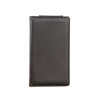 Porte-factures en cuir PU personnalisé pour restaurant, dossier de factures, menu, avec logo en relief, couverture de dossier, porte-documents, porte-monnaie