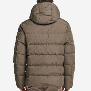 Vêtement d'hiver rembourré épais et chaud pour homme, style streetwear décontracté, nouveau design, logo personnalisé, veste gonflée pour homme - Product Image 3