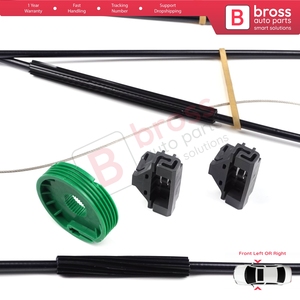 Juego de Reparación de Elevalunas Eléctrico BWR556, Puerta Izquierda o Derecha para Ibiza Cordoba SX 1993-2002, 3 Puertas, HB Coupé, 6K3837401 6K3837402 - Product Image 6