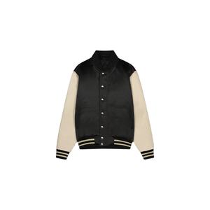 NOUVEAU 2025 Top Trending Embossed Varsity Winter Jacket Vestes en cuir véritable pour hommes Letterman Varsity Jacket pour hommes - Product Image 5