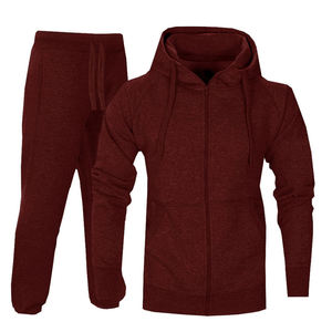 Ensemble de survêtement pour homme anti-rides, grande taille, nouveau modèle, prix abordable, tenue d'entraînement toute saison, 100% polyester - Product Image 1