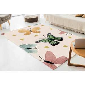 พรมพิมพ์-พรมผีเสื้อ, พรมอินเทรนด์, พรมที่ทันสมัย, พรมเด็ก, กับกองพรมนุ่ม - Product Image 3