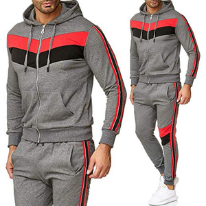 Pull 100% coton personnalisé Street Set Sweat à capuche antique brodé vintage du fabricant avec fermeture éclair-Survêtements de style décontracté - Product Image 2