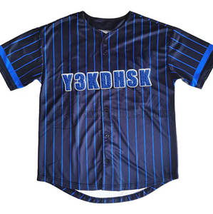 Uniformes de Béisbol Personalizados al por Mayor, Camisetas de Béisbol Transpirables de Algodón con Sublimación, Diseño Nuevo y Color Personalizado para Hombre - Product Image 1