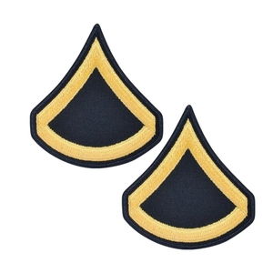 Parche de Chevrons bordado con rayas trenzadas personalizadas, Insignia de rango, Chevron Masonic Regalia Chevrons para oficiales - Product Image 1