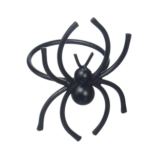 Rond de serviette en métal Octopus Shape Crafts Noir Poli Rond de serviette en métal de haute qualité pour accessoires de table de dîner - Product Image 5