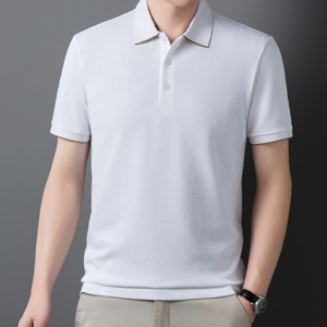 Chemises polo à manches courtes vierges en gros, chemises polo de golf personnalisées avec impression par transfert thermique brodée, logo personnalisé - Product Image 2