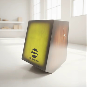 Cajon compact en bois angulaire Solobeat Classic Emerald Trapezoid Percussion, boîte à rythmes - Product Image 1