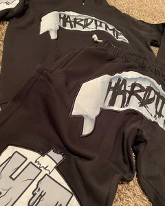 ชุดวอร์มผ้าฝ้าย100% วินเทจสำหรับผู้ชายชุดวอร์ม2ชิ้นกางเกงขาบานเป็นมิตรกับสิ่งแวดล้อม - Product Image 6