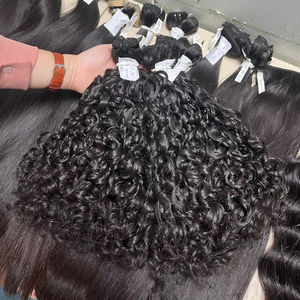 วิกผมหยักศกพม่าเวียดนามผมดิบสำหรับไนจีเรียแอฟริกาใต้เซเนกัล - Product Image 1