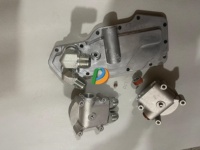 Pièces de moteur OEM ZCEC 6B5.9 ISB6.7 ISD6.7 QSB7 QSB6.7 Connecteur droit 3923333 Joint de base de filtre à huile, Connecteur de base de filtre à huile