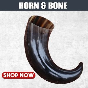 Taza de cerámica de cuerno vikingo festivo hecho a mano para hidromiel y cerveza para fiestas navideñas y alegrías navideñas - Product Image 6