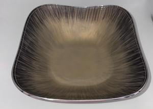 Bol décoratif moderne en métal fantaisie, décoration d'intérieur vintage de luxe, plateau rond pour fruits pour la décoration de table ou la décoration de la maison - Product Image 5