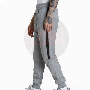 Best Price Men's Sweatpants Straight High Street Style Eco-Friendly Cotton <b>Blend</b> Lightweight Casual Design for Adults New - Product Image 3