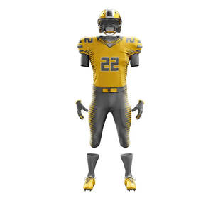 Uniformes de Fútbol Americano Personalizados con Nombre de Equipo, Impresión por Sublimación, Pantalones Cortos Transpirables, Secado Rápido, 100% Poliéster - Product Image 2