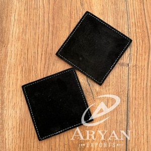 Posavasos de cuero auténtico especialmente diseñado para el uso más exigente para la decoración de la Mesa en el restaurante del bar del banquete de boda - Product Image 1