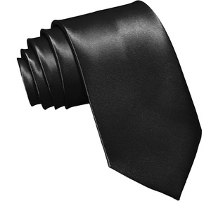 Corbata informal de seda pura con tejido de satén suave de lujo ecológico para ejecutivos, bodas y ocasiones comerciales - Product Image 1