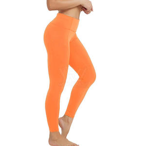 Factory Made Design Your Own Elastic Waist <b>Yoga</b> Leggings Solid Color New Arrival <b>Women</b> <b>Yoga</b> <b>Pants</b> - Product Image 4