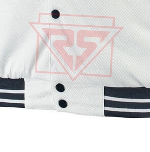 Vente en gros de veste Letterman Varsity pour homme Plus Size Faux Washed Material 100% Wool By Rukhmal Sports - Product Image 6