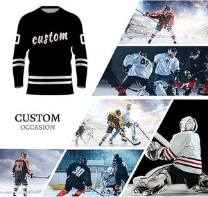 Vente en gros d'ensembles de hockey sur glace unisexes sur mesure uniforme respirant confortable à séchage rapide de haute qualité avec logo personnalisé à vendre - Product Image 1