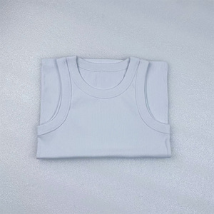 Camiseta sin mangas con diseño personalizado de lana de rizo francés lavado de peso medio para hombre - Product Image 6