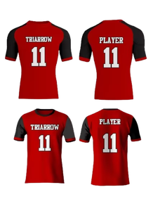 Camiseta de Fútbol Americano Unisex al por Mayor |   Uniforme de Manga Corta de Alta Calidad 100% Poliéster, Servicio OEM, Logotipo Personalizado - Product Image 2