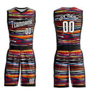 Uniforme de basket-ball de haute qualité imprimé, à séchage rapide, antibactérien, grande taille, unisexe, design unique personnalisé, respirant - Product Image 4