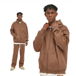 Sudadera con Capucha Unisex con Logotipo Personalizado, Talla Grande 2026, 100% Algodón, Ropa de Invierno para Hombre y Mujer, Impresión Puff, Algodón Teñido Liso - Product Image 2