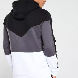 Sudadera con capucha de gran tamaño de alta calidad para hombre, cremallera, manga larga, Polar, algodón térmico, mezcla de proceso lavado - Product Image 5