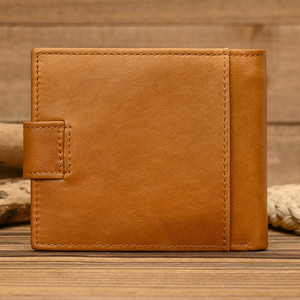 กระเป๋าสตางค์หนังแท้ทรงบางสำหรับผู้ชาย พร้อมซับในโพลีเอสเตอร์ ปิดแบบสั่งทำพิเศษ ช่องใส่บัตรอเนกประสงค์ ความจุเยอะ - Product Image 2