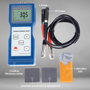 Microprocesseur numérique épaisseur automobile mètre F et sonde NF indicateur de batterie faible fer aluminium - Product Image 5
