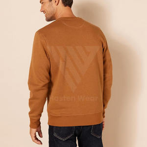 Sweatshirts à col rond pour hommes conçus sur mesure, 100% coton, coupe classique, pour l'hiver, fabrication de vêtements, sweat-shirt - Product Image 2