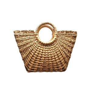 กระเป๋าถือผู้หญิงทอมือผักตบชวาหรูหราหลากสีสำหรับใช้ประจำวันส่งตรงจากเวียดนาม - Product Image 6