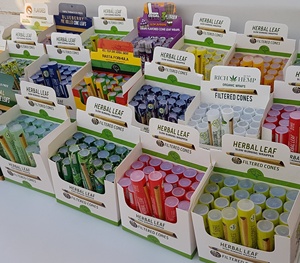 Rollos de hojas de ébano con sabor a menta, arándano, plátano, crema rusa, conos de hoja de palma de ébano sin filtrar, suministro de fábrica a granel, los mejores precios - Product Image 6