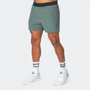 Pantalones Cortos Deportivos de Verano para Hombre, Ecológicos, Servicio OEM Personalizado, Transpirables, de Cintura Alta con Bolsillos para Correr y Hacer Ejercicio - Product Image 1