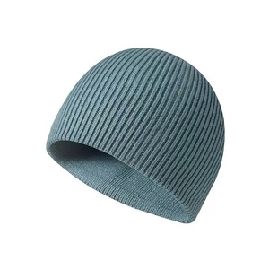 หมวกบีนนี่ปักลายแบบถักมีโครงสายหนาหมวกโลโก้ - Product Image 3