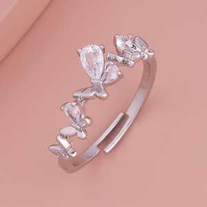 Geometric Gold-Plated Copper Statement <b>Ring</b> for <b>Kids</b>-Korean Style Gift - Product Image 1