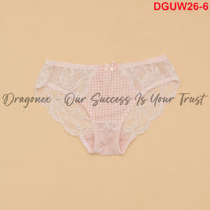 Culotte avec nœud culotte menstruelle en coton avec dentelle en maille florale populaire auprès des consommateurs en 2024 design multicolore - Product Image 5